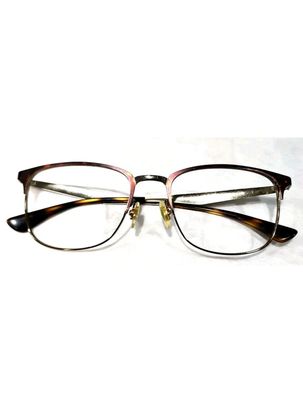 Ray Ban RB6421 3001 Broken Unglued Rim Tortoise Square Eyeglasses 54-18 145